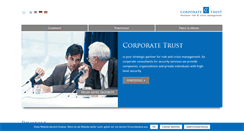 Desktop Screenshot of corporate-trust.de